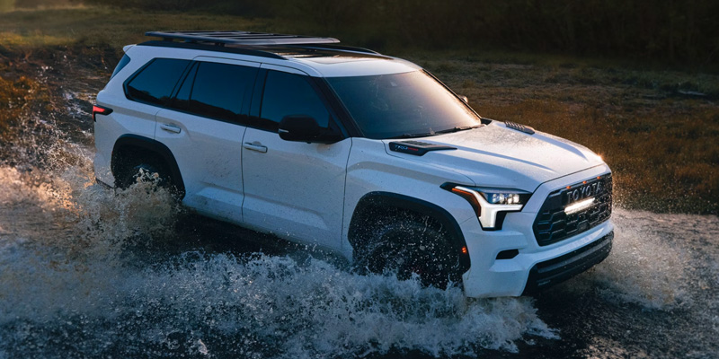 2025 Toyota Sequoia Driving in Water