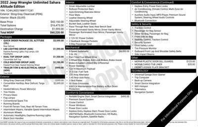 2022 Jeep Wrangler Sahara Altitude