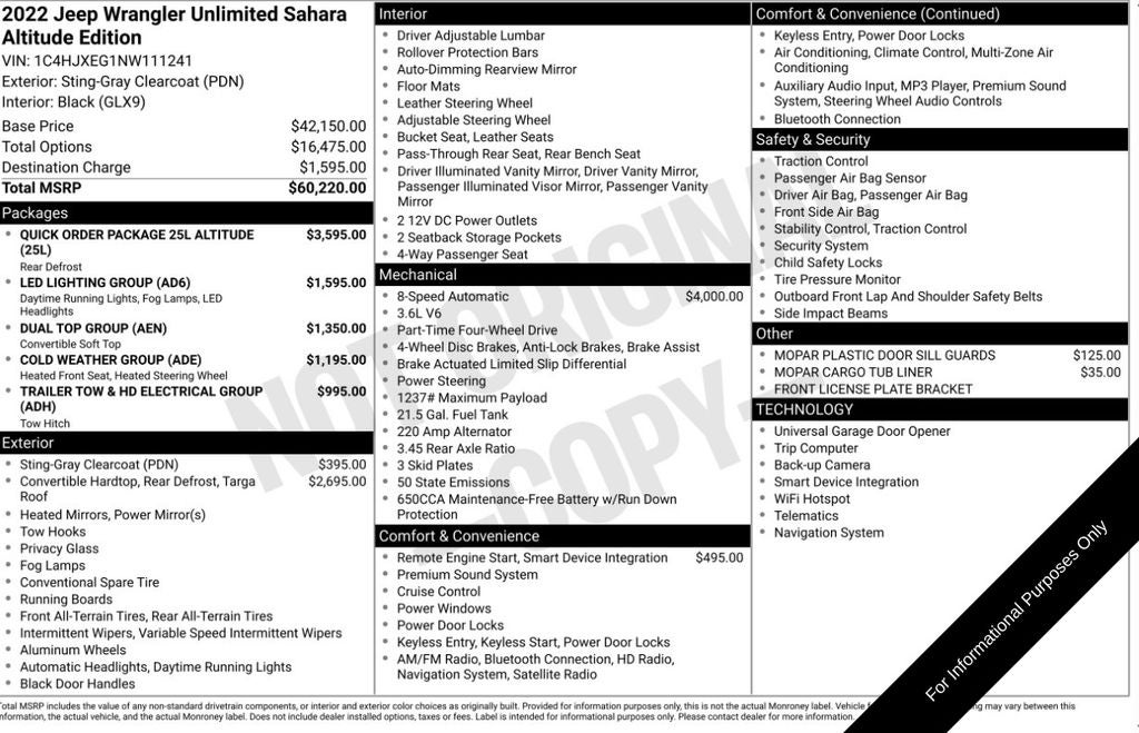 2022 Jeep Wrangler Sahara Altitude
