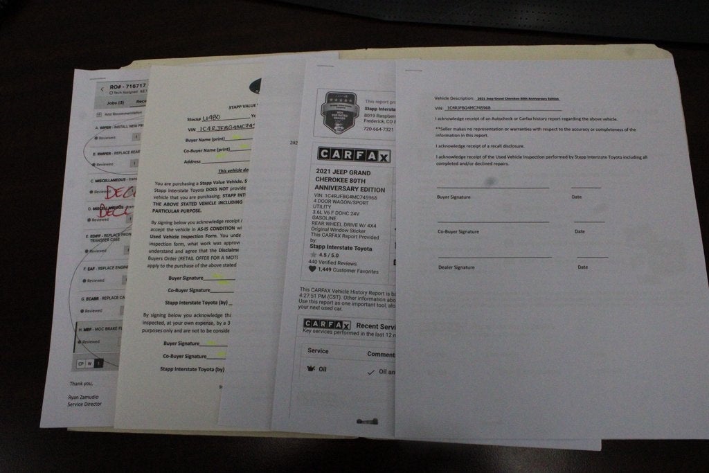 2021 Jeep Grand Cherokee 80th Anniversary Edition