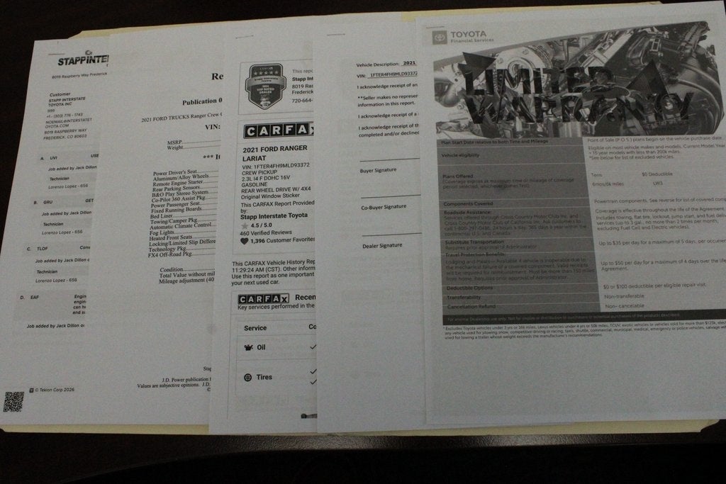 2021 Ford Ranger Lariat
