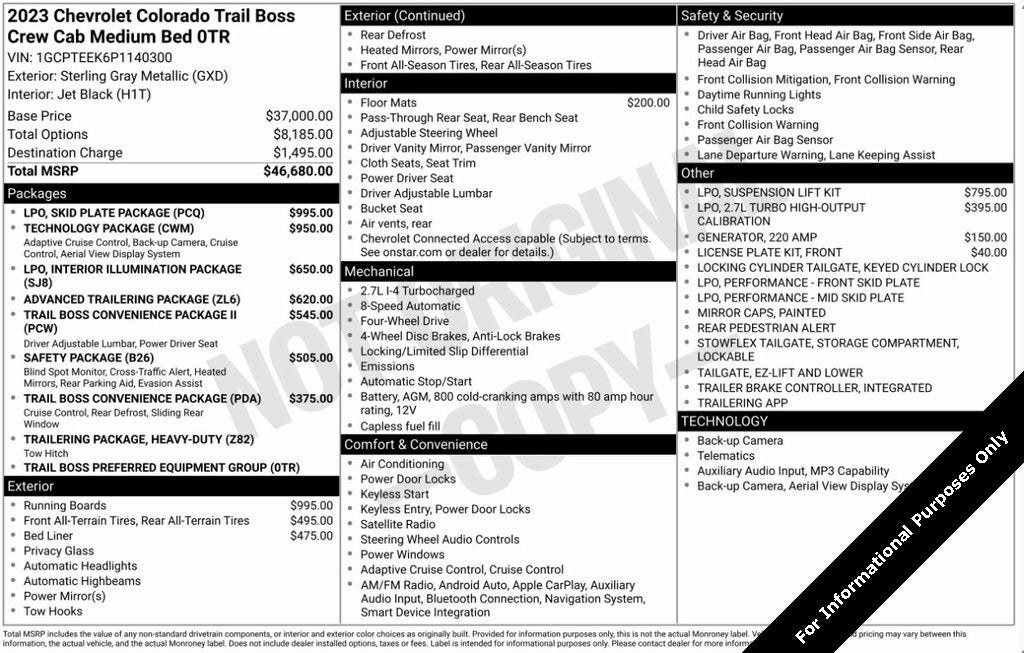 2023 Chevrolet Colorado Trail Boss