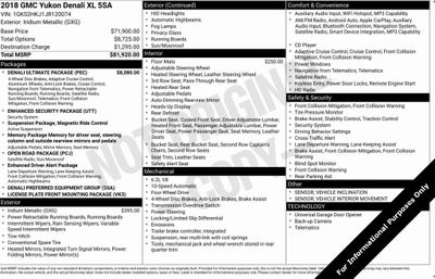 2018 GMC Yukon XL Denali