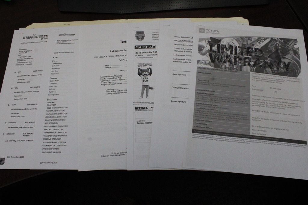 2016 Lexus RX 350 350 F Sport