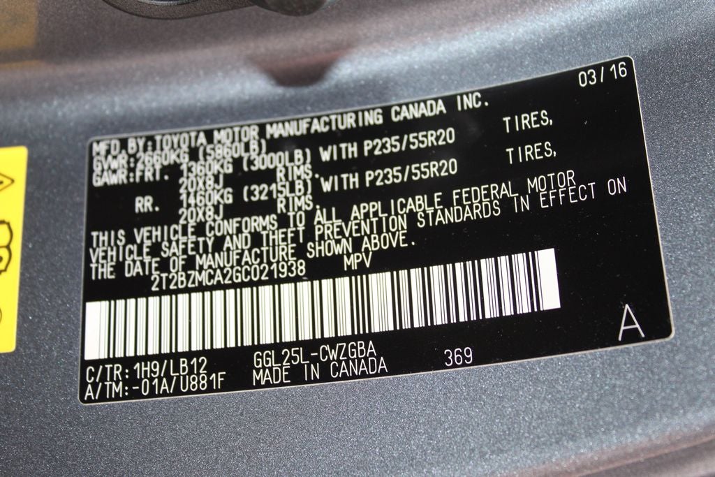 2016 Lexus RX 350 350 F Sport