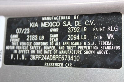 2023 Kia Forte LXS