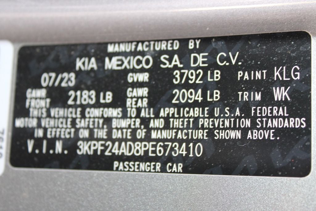 2023 Kia Forte LXS