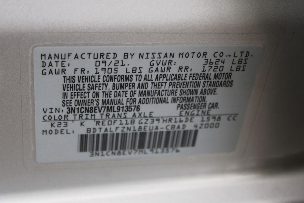 2021 Nissan Versa 1.6 SV