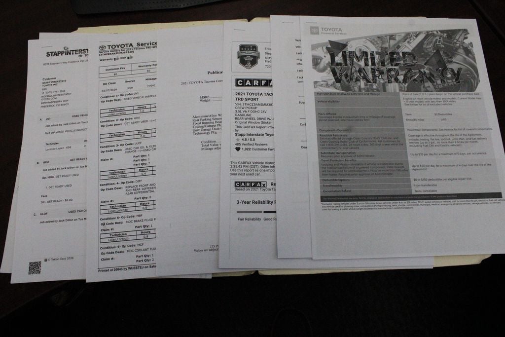 2021 Toyota TACOMA TRD SPORT TRD Sport V6