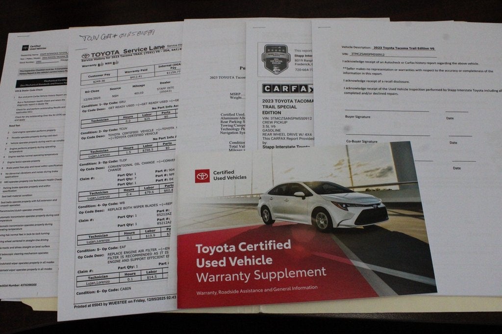 2023 Toyota TACOMA TRAIL Trail Edition V6