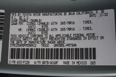 2023 Toyota TACOMA TRAIL Trail Edition V6