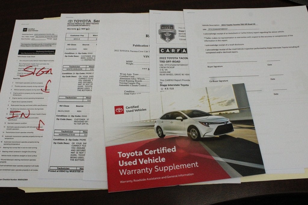 2022 Toyota TACOMA TRD OFFRD TRD Off-Road V6