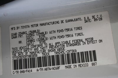 2021 Toyota TACOMA SR SR