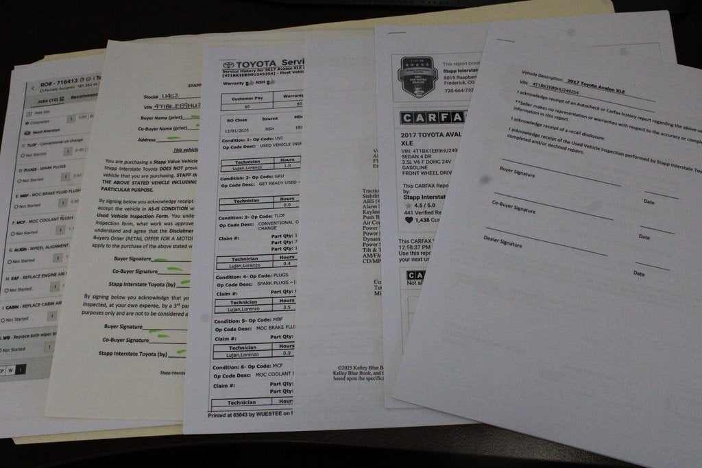 2017 Toyota AVALON XLE