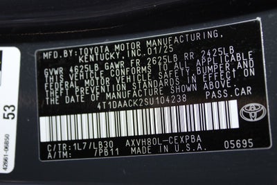 2025 Toyota CAMRY XSE