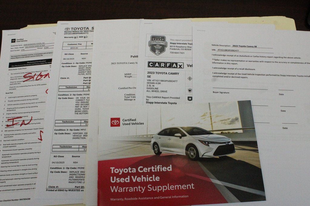 2023 Toyota CAMRY SE