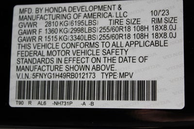 2024 Honda Pilot EX-L 8 Passenger