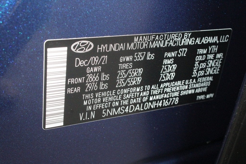 2022 Hyundai Santa Fe Limited