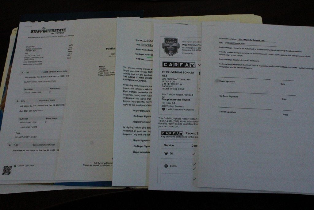 2013 Hyundai Sonata GLS