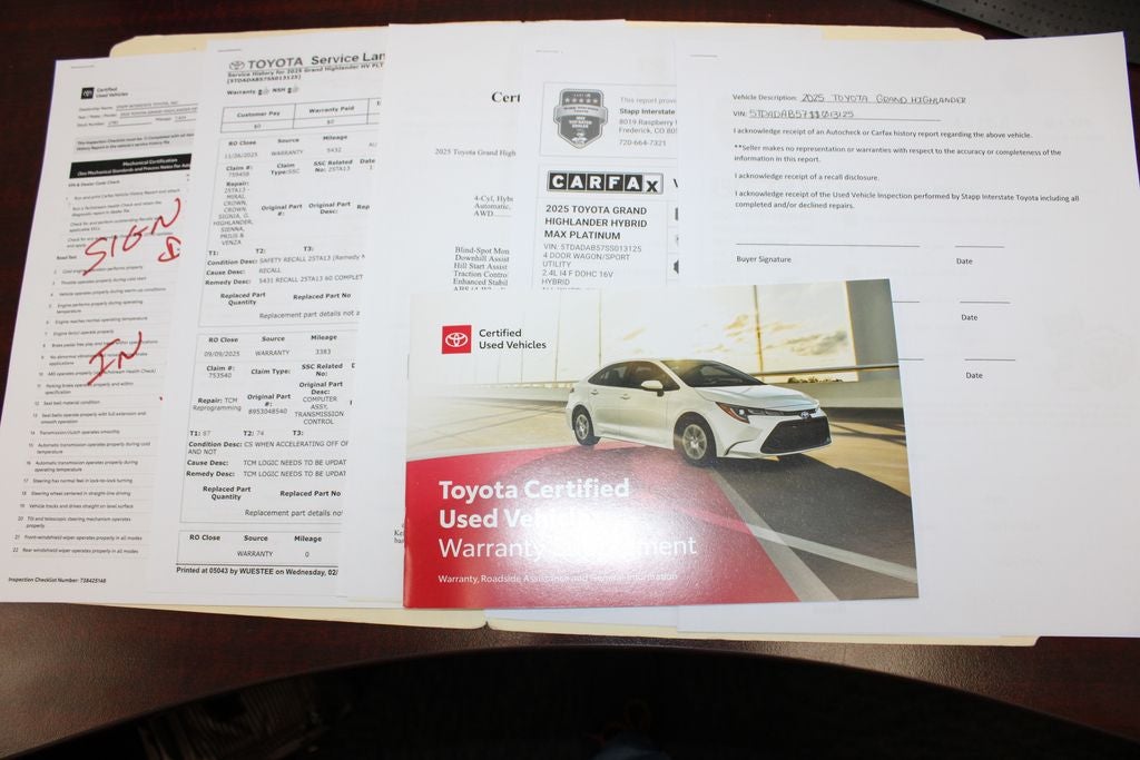 2025 Toyota Grand Highlander Hybrid MAX Platinum