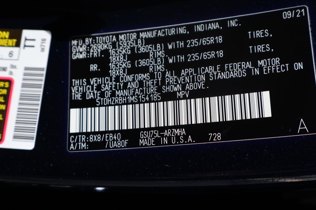2021 Toyota Highlander XLE