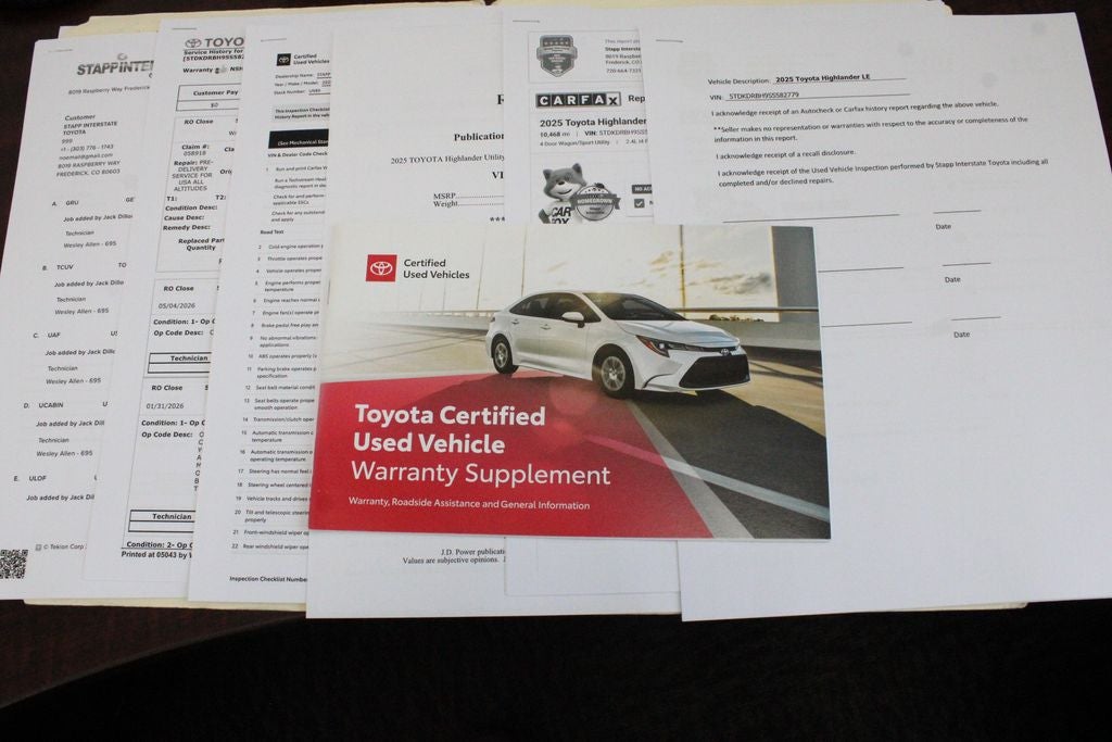 2025 Toyota HIGHLANDER LE