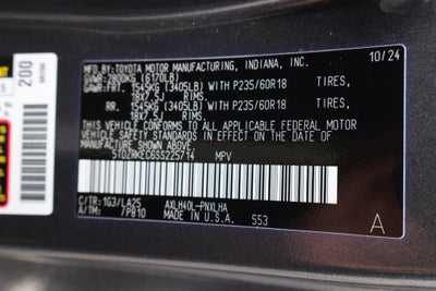 2025 Toyota Sienna Limited 7 Passenger