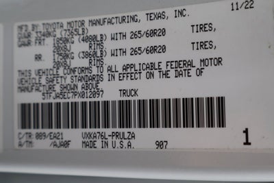 2023 Toyota Tundra Limited