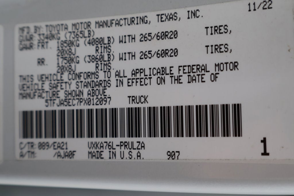 2023 Toyota Tundra Limited