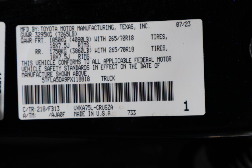 2023 Toyota Tundra SR5