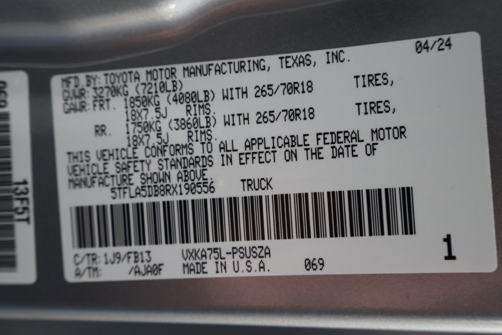 2024 Toyota Tundra SR5