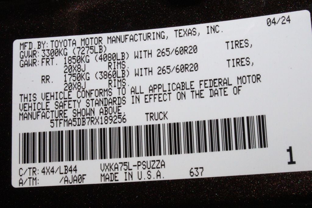 2024 Toyota Tundra 1794
