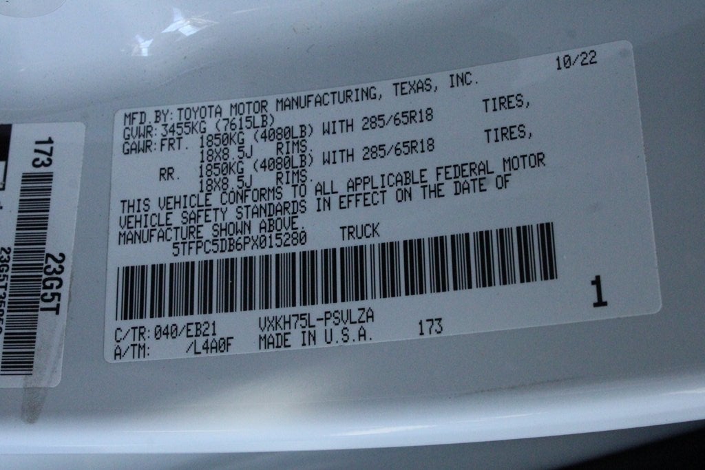 2023 Toyota TUNDRA HV 4X4 TRD Pro