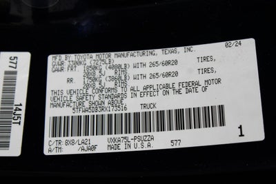 2024 Toyota Tundra Platinum