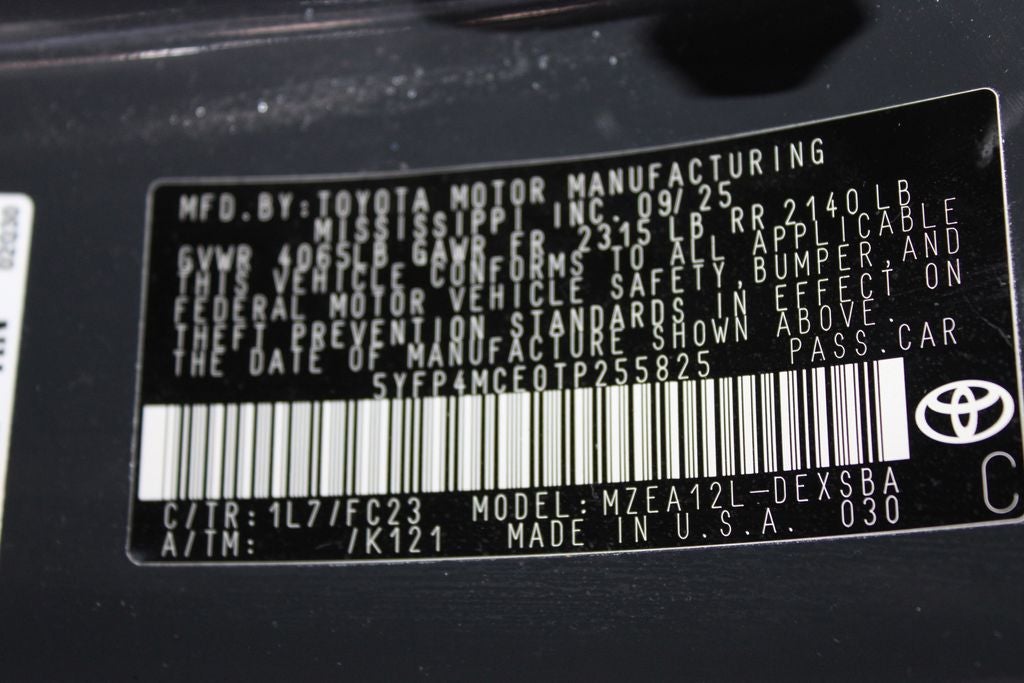 2026 Toyota COROLLA SE