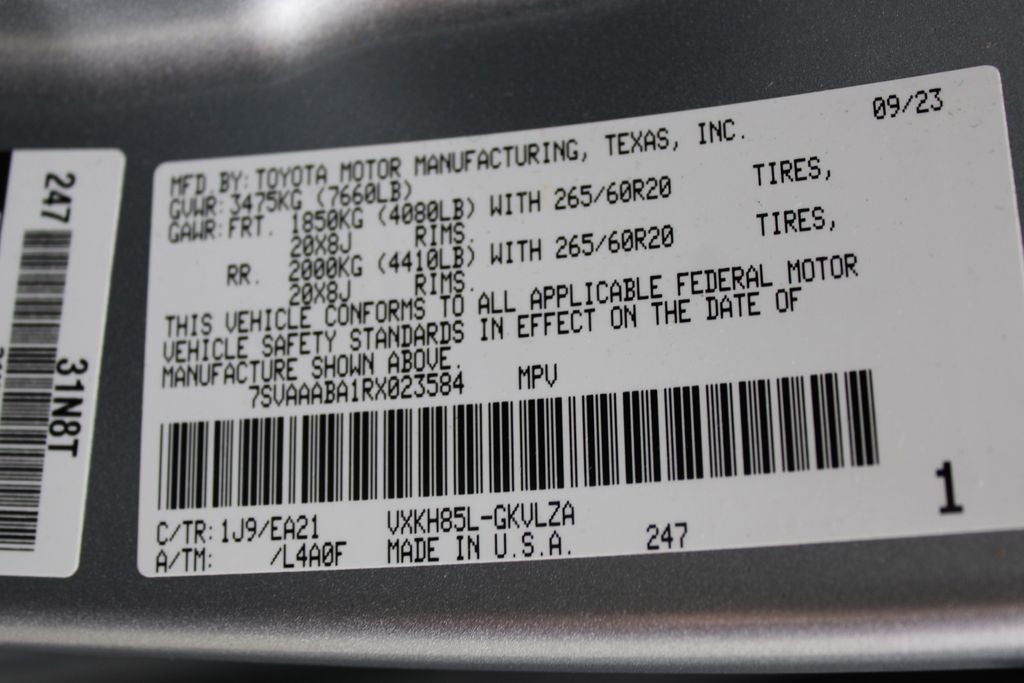 2024 Toyota SEQUOIA 4WD Limited