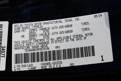 2024 Toyota Sequoia Platinum