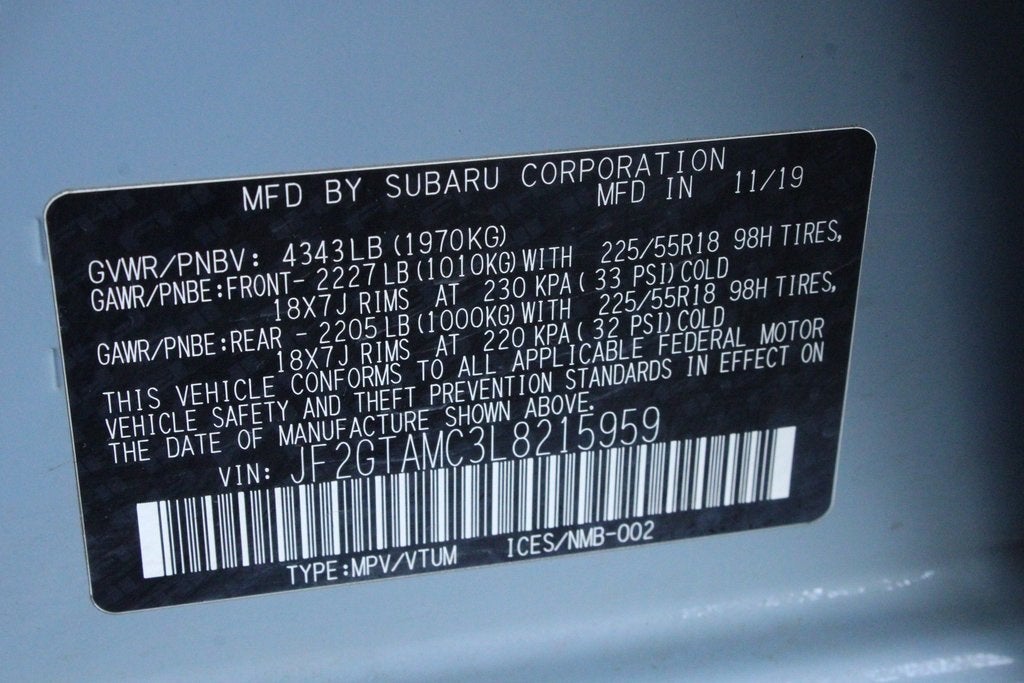 2020 Subaru Crosstrek Limited