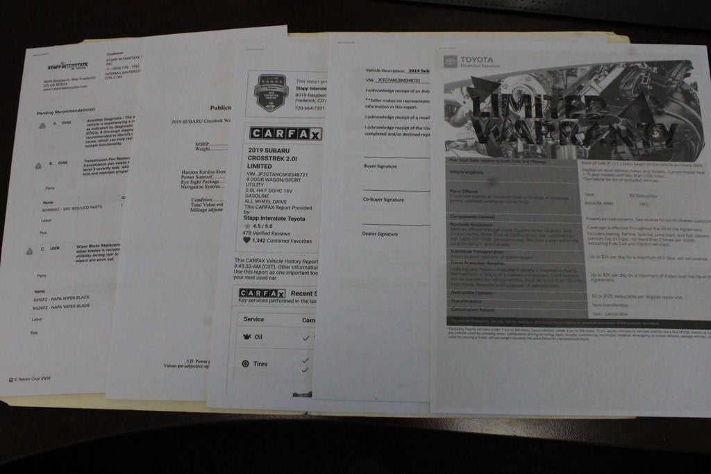 2019 Subaru Crosstrek 2.0i Limited