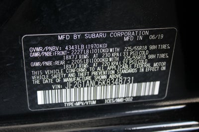 2019 Subaru Crosstrek 2.0i Limited