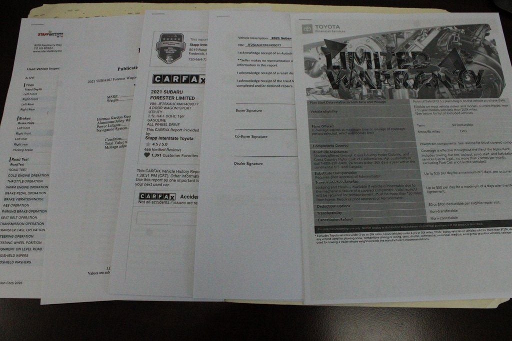 2021 Subaru Forester Limited