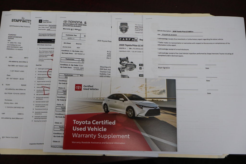 2020 Toyota Prius LE AWD-e