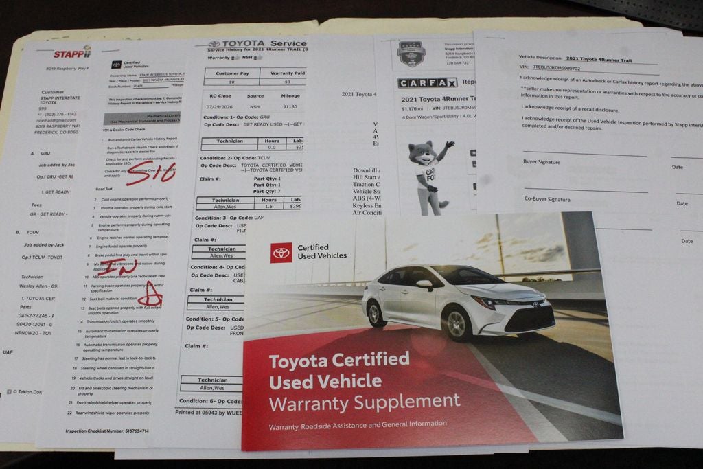 2021 Toyota 4Runner Trail