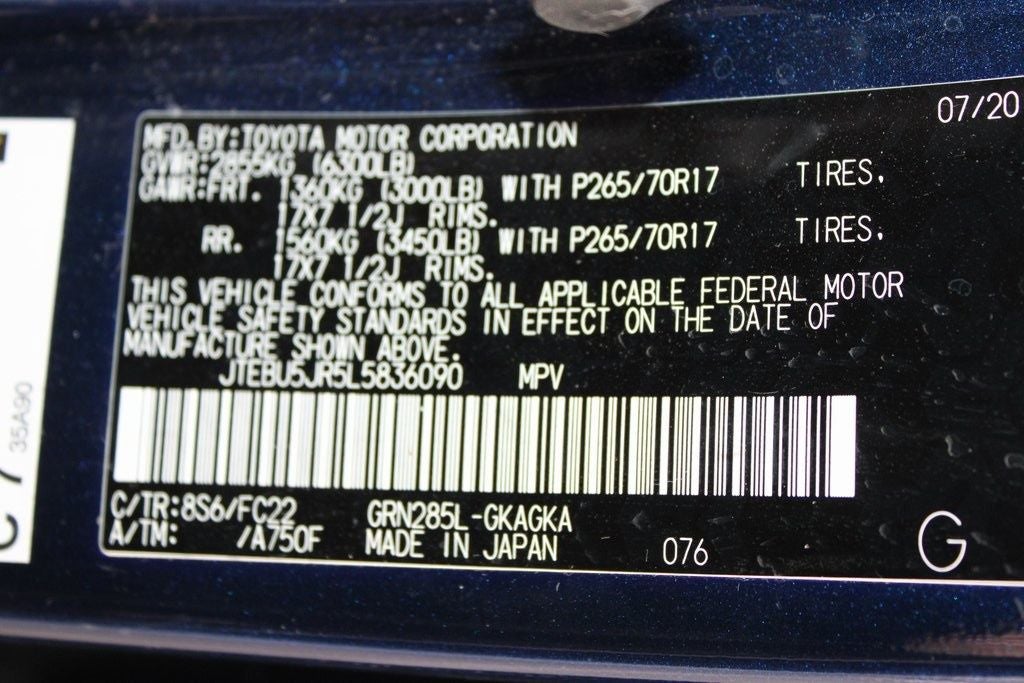 2020 Toyota 4RUNNER TRD Off-Road