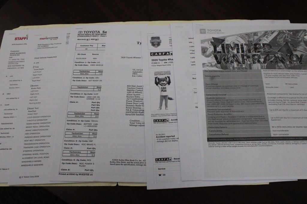 2020 Toyota 4RUNNER TRD Off-Road