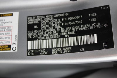 2020 Toyota 4RUNNER TRD Off-Road