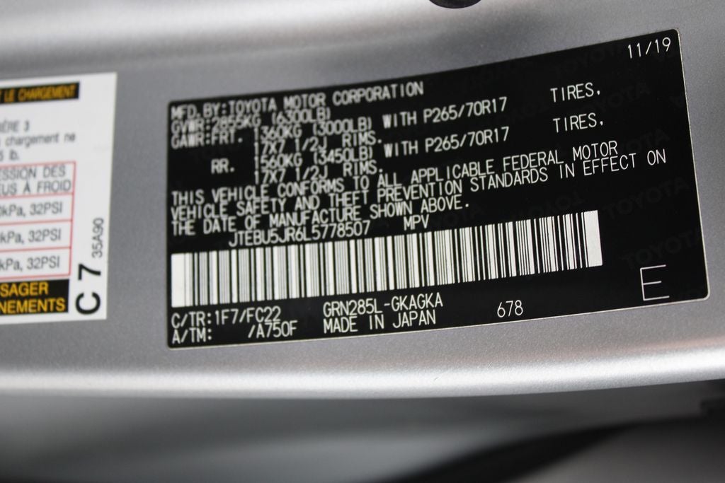 2020 Toyota 4RUNNER TRD Off-Road