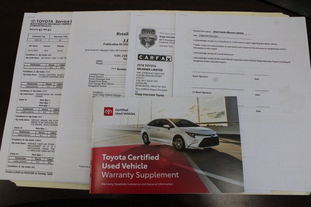 2018 Toyota 4RUNNER Limited