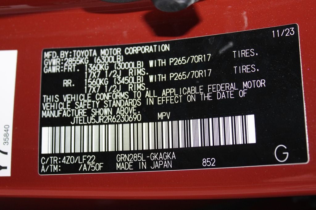 2024 Toyota 4RUNNER TRD Pro