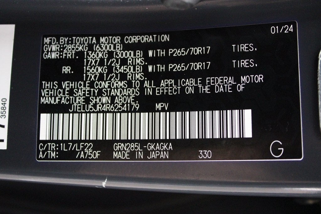 2024 Toyota 4RUNNER TRD Pro